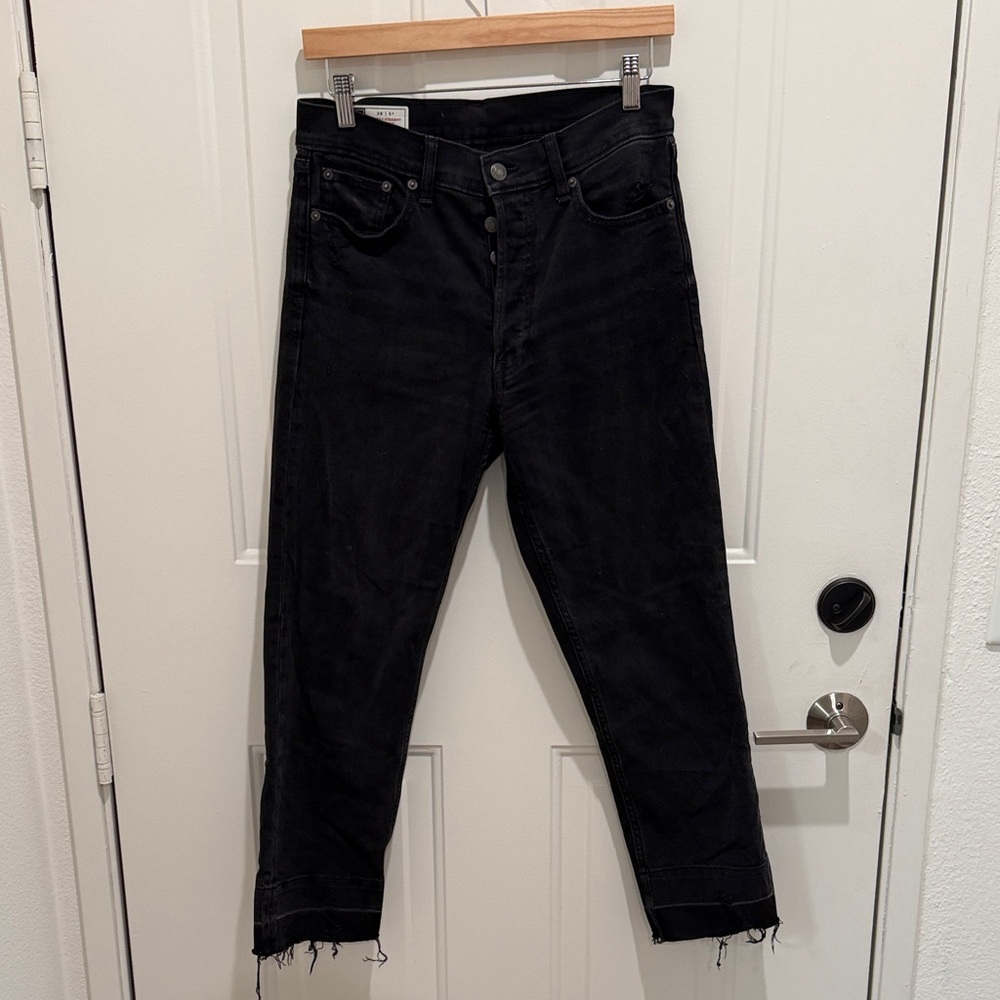 Gap Cheeky Straight Black Denim Jeans